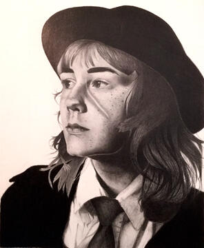 "your best friend" realism in graphite (March 2020)